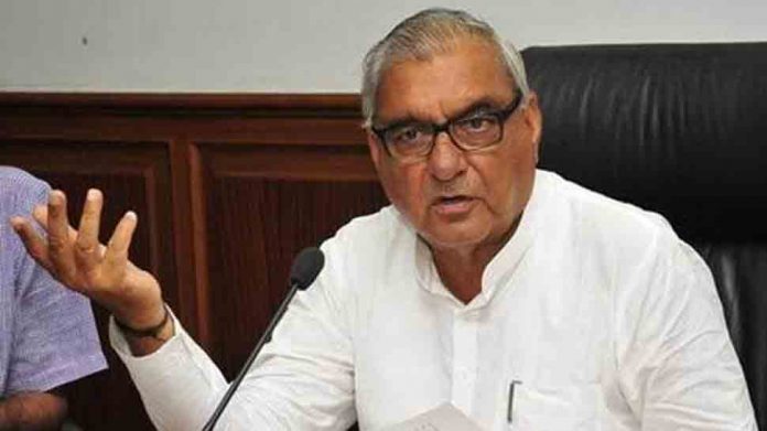 Former Chief Minister and Leader of Opposition Bhupinder Singh Hooda