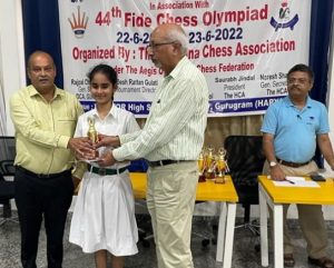 Panipat News/DPS student got 6th place in Chess Championship