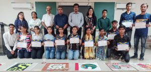 Panipat News/Rangoli Design Competition organized by Computer Department in IB PG College