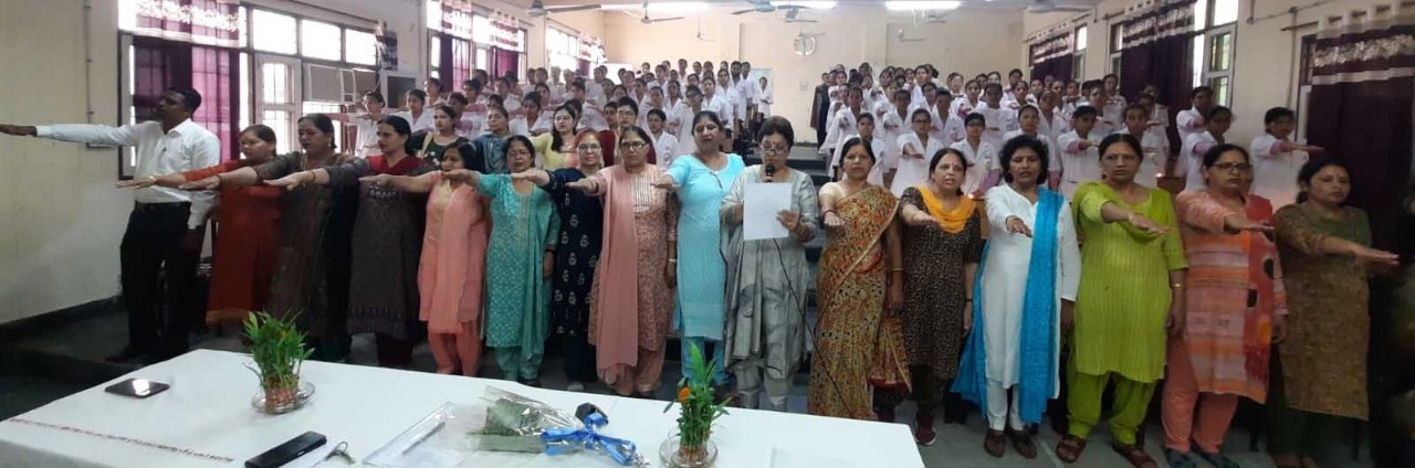 Nursing Students Got a Grand Welcome in the College