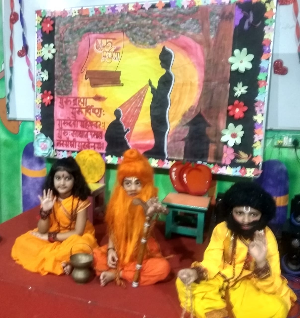 Guru Purnima Festival Celebrated in Childhood Play School