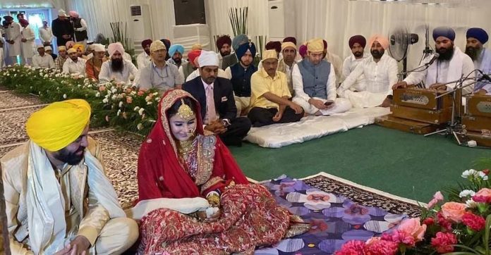 Bhagwant Mann became the Groom for the Second Time