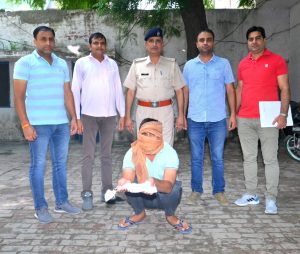 Accused arrested with illegal desi pistol in Panipat