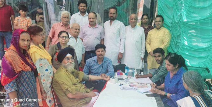 Panipat News/Health check-up camp organized by Laxmi Medicos