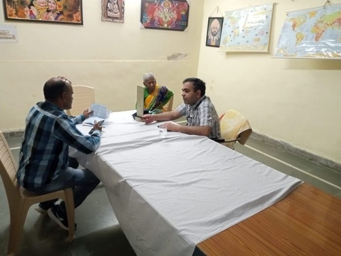 Mahendragarh News/Free check-up of 21 patients in heart disease check-up camp in Yadav Dharamshala