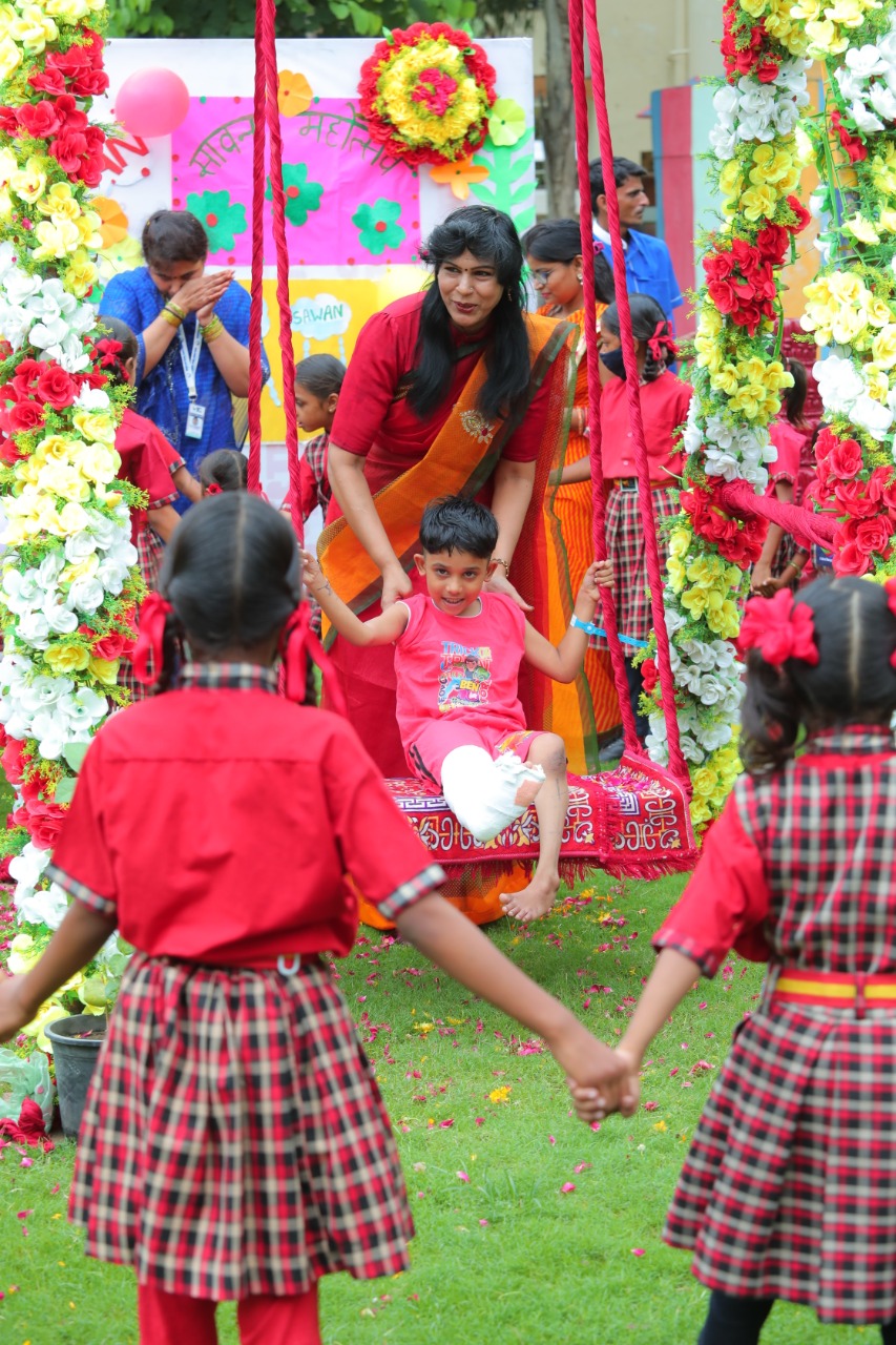 Sawan Festival with Destitute Children and Divyang