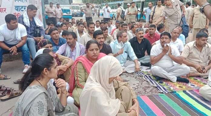 Roadways blockade in Haryana on Thursday