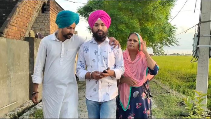 Blind Satnam Singh became famous on social media for his rap song