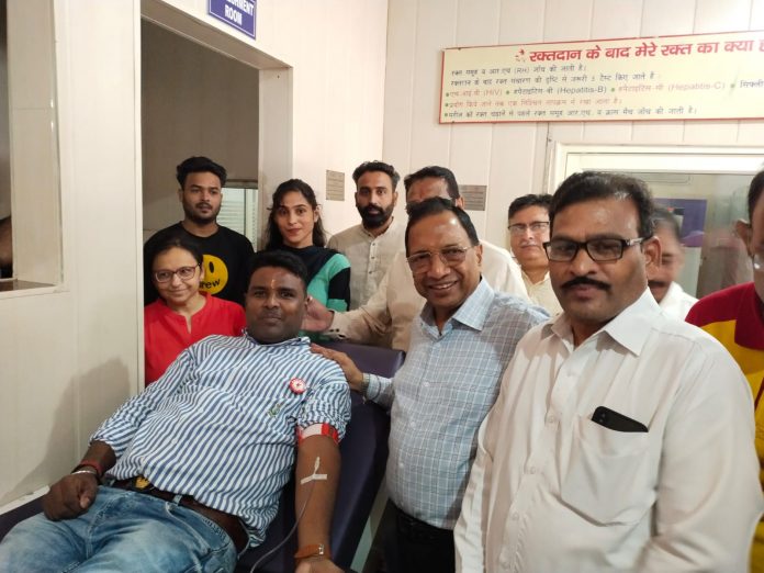 Panipat News/Blood donation reflects the true spirit of humanity: Pramod Vij