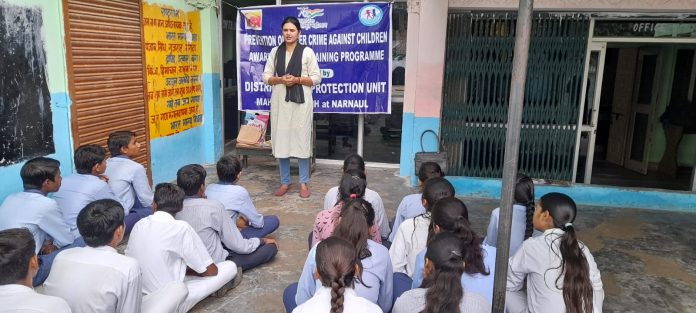 Camps organized in schools to make them aware about cyber crime