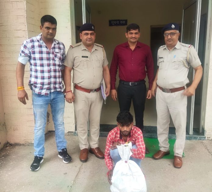 Panipat News/Accused arrested with 5 kg ganja