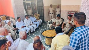 Panipat News/DSP Pradeep inspected sensitive booths in three villages of Matlauda section