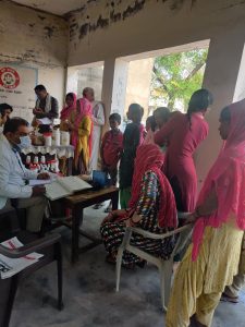 Ambala News/Organized an AYUSH camp in village Jafarpur