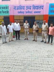 Panipat News/ASP Vijay Singh inspected sensitive and sensitive booths