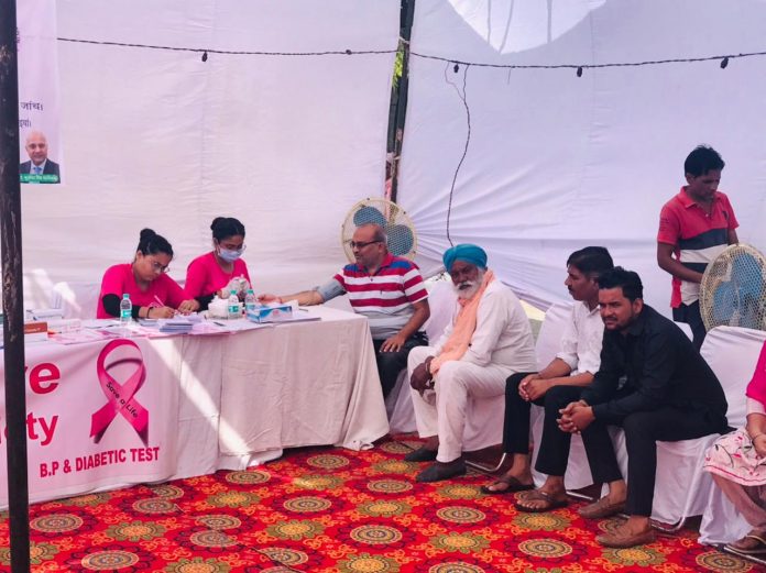 Free cancer checkup camp organized today