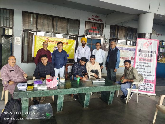 Lions Club Kaithal Central organizes mega health checkup camp