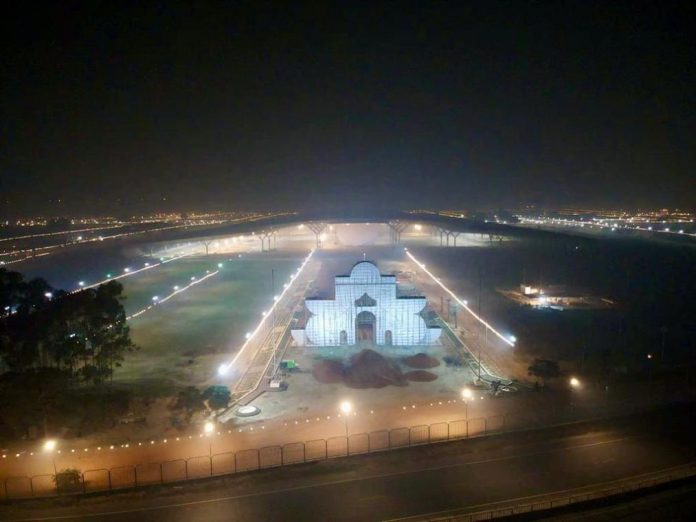 panipat News/Nirankari spiritual place lit up with lighting