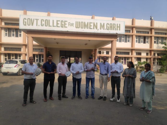 Girls of women's college participated enthusiastically in competitions