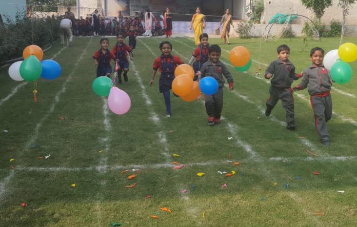 Two day sports competitions organized at Kids Garden A Play School