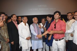 Chief Minister Mr Manohar Lal watched a film on Dada Lakhmi at a special screening in Karnal