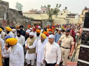 Sikh Sangat on the Prakash Parv of Guru Nanak Dev Ji