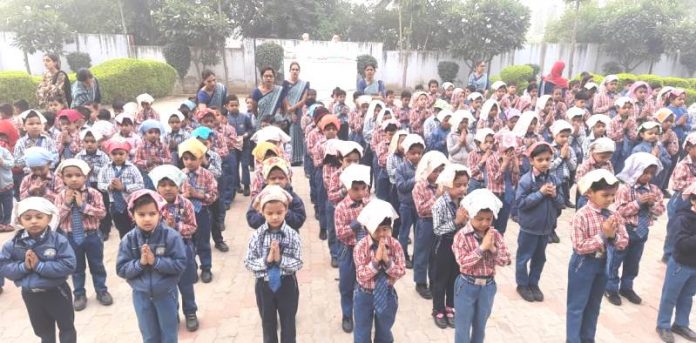 Guru Nanak Jayanti celebrated with great pomp in Sri Krishna School, Sehma