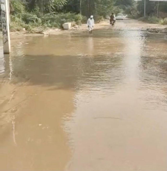 Water Logging Problem On Road