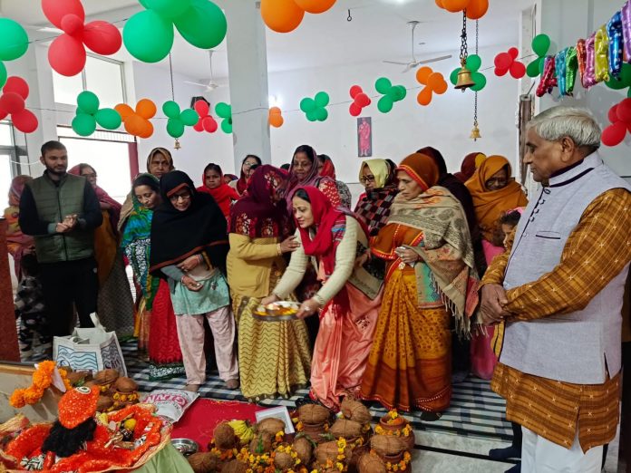 Shri Ram Katha organized in Shri Vishnu Bhagwan Temple