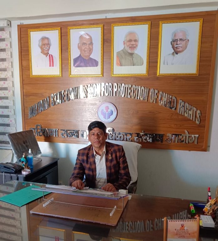 Narnaul resident Shyam Shukla Advocate appointed as State Child Rights Protection Member