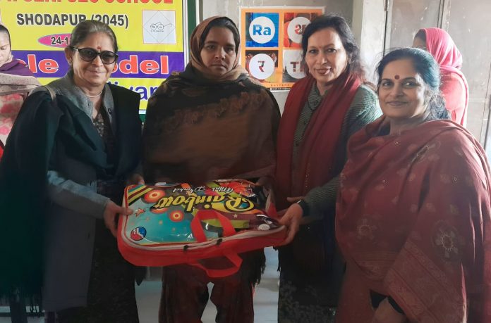 Panipat News/Rath Foundation distributed blankets and sanitary pads to girl students