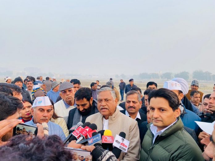 Panipat News/State Congress President Ch. Udaybhan and MP Deepender Hooda inspected the entire route for Bharat Jodo Yatra