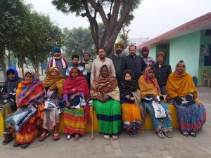 Panipat News/Samaj Seva Sangthan distributed warm clothes to the elderly and children living in Sondhapur Leprosy Ashram