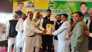 State Deputy Chief Minister Dushyant Chautala in JJP's state level intellectual cell program