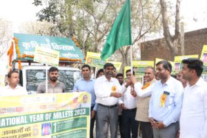 Panipat News/District level agriculture fair organized at Krishi Vigyan Kendra Ujha