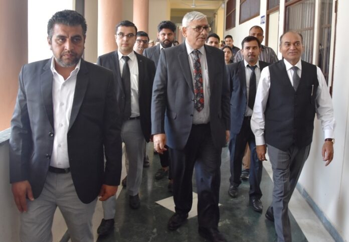 Panipat News/High Court's Inspecting Judge Justice Arvind Sangwan inspected Samalkha and Panipat Court premises