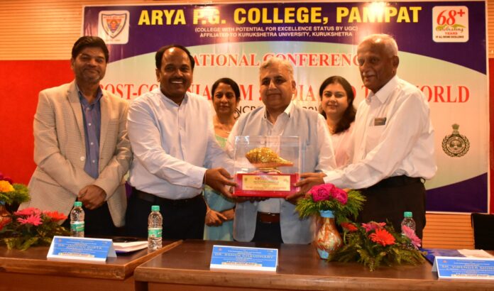 Panipat News/One day National Conference on India and the World organized at Arya College