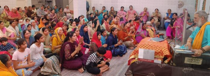 Panipat News/Ramayana recitation organized on the occasion of Chaitra Navratri