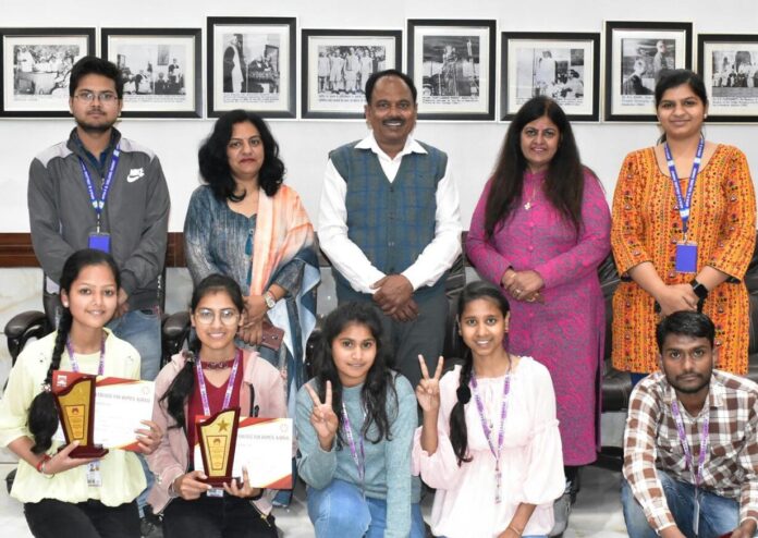 Panipat News/Arya College students got third position in state level National Science Day