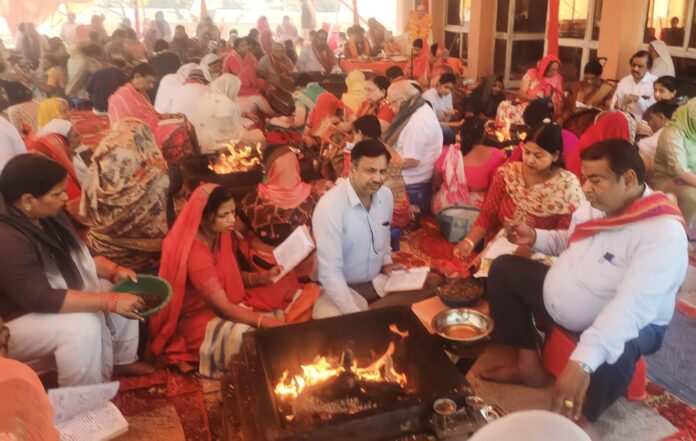 Panipat News/Three day Havan organized in Sri devi Mandir Panipat