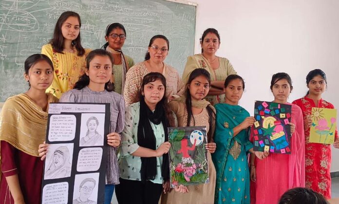 Panipat News/Activity on collage making in IB college