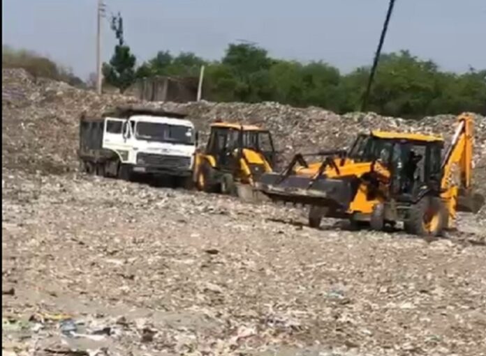 Panipat News/Illegal mining game at dumping station