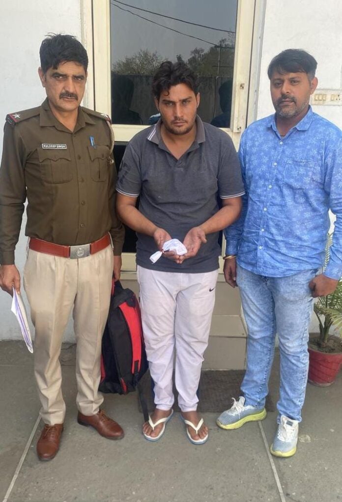 Panipat News/Accused arrested with 7.53 grams of heroin