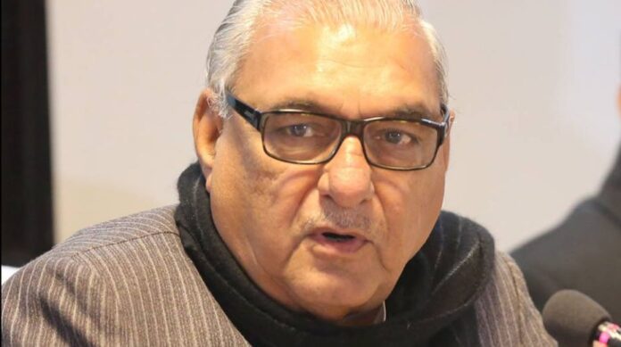 Former CM Bhupendra Singh Hooda