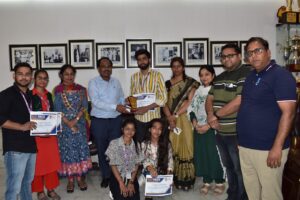 Panipat News/Students of Arya PG College got first and second place in Ed Mad show