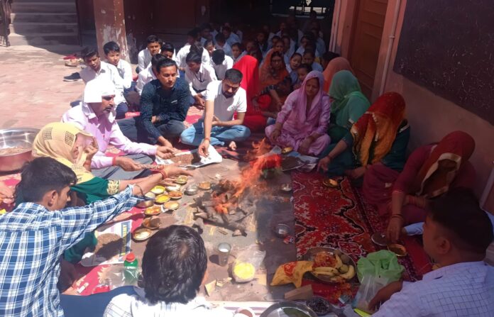 Panipat News/Inauguration of new academic session by Havan-Yagya