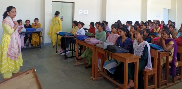 Panipat News/Seven-day camp organized at Government Women's College Madlauda