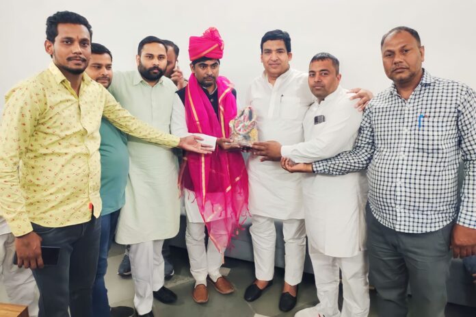 Panipat News/Rahul Jogi co-incharge of Madhya Pradesh reached Panipat 