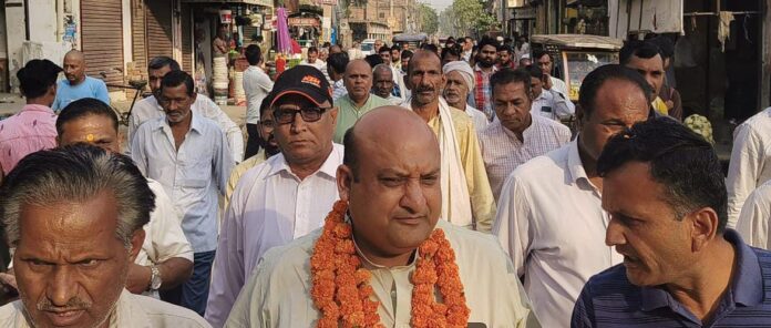 Panipat News/Under the leadership of Vijay Jain the fifth phase of public relations padyatra started