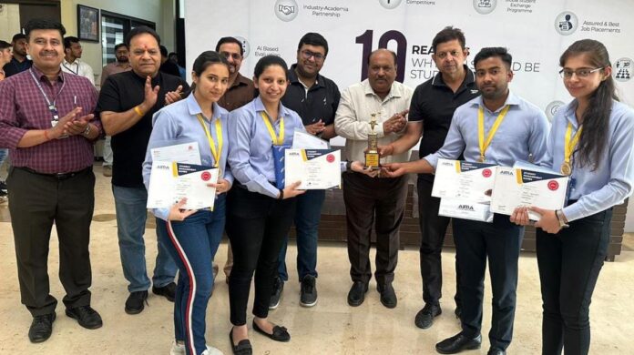 Panipat News/Piet's team wins virtual company Aima's competition