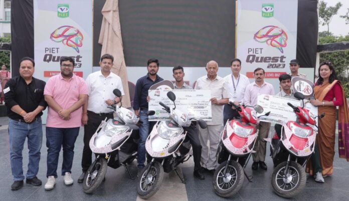 Panipat News/Delhi-Sonipat won the e-bike and 7.87 lakhs in the national piet quest